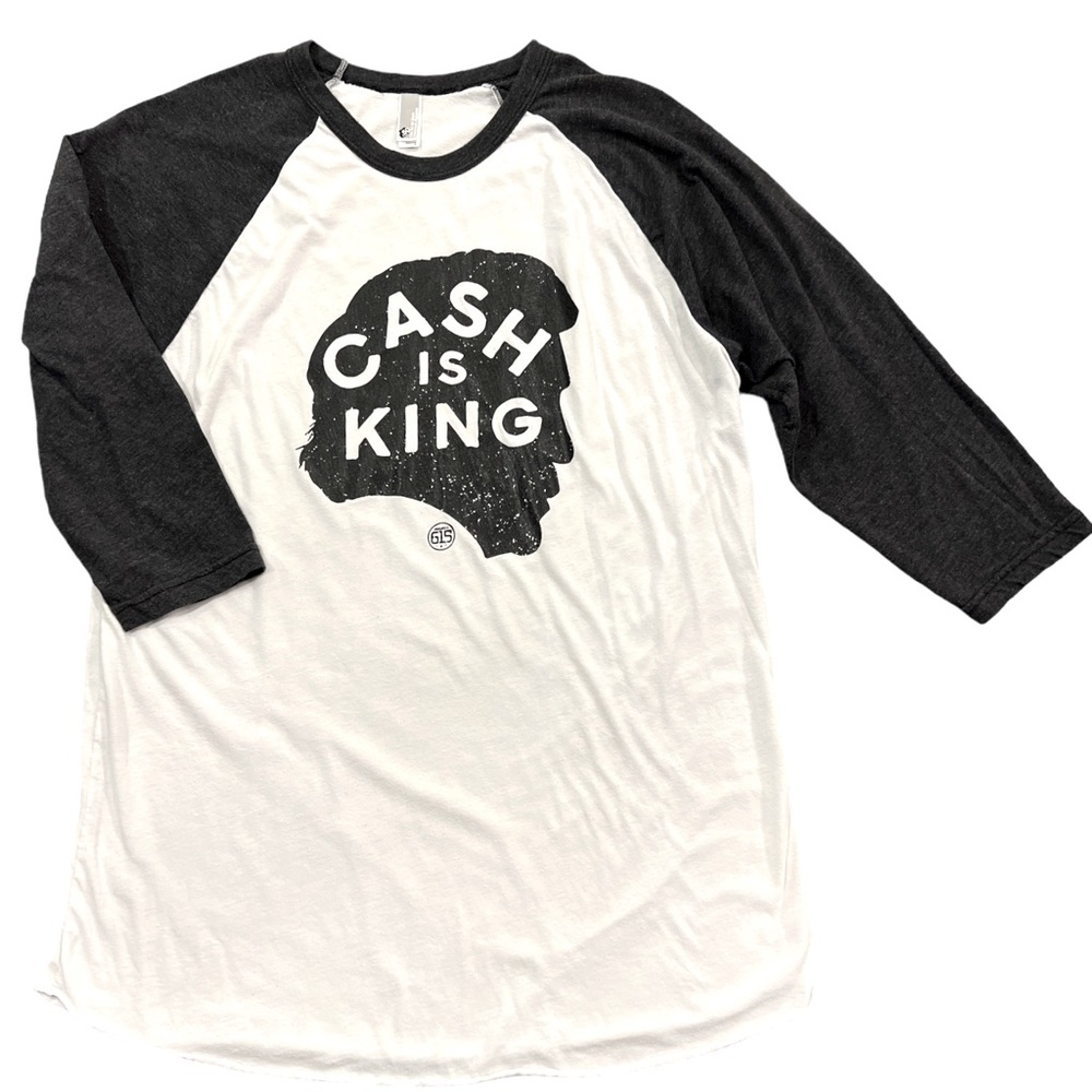 Cash Is King Unisex Baseball T-Shirt